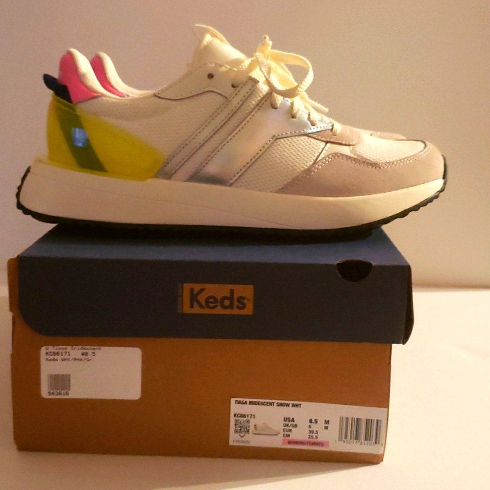 Keds Tiasa Iridescent Sneakers 8.5 Womens